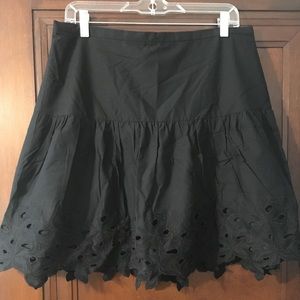 J. Crew black mini skirt - NEVER WORN